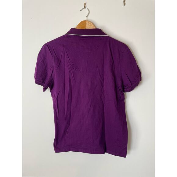 Ted Baker London Purple Classic Polo Shirt Breast Pocket Quiet Luxury - Picture 2 of 6